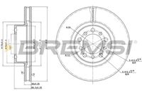 BREMSI CD6185V - Disco de freno