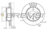 BREMSI CD6188V - Lado de montaje: Eje delantero<br>Tipo de disco de frenos: ventilación interna<br>Espesor de disco de frenos [mm]: 24<br>Número de orificios: 5<br>Altura [mm]: 58<br>Diámetro de centrado [mm]: 70<br>Diámetro exterior [mm]: 258<br>Espesor mínimo [mm]: 21<br>Par apriete [Nm]: 110<br>