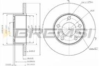 BREMSI CD5195S - Disco de freno