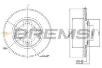 BREMSI CD6195S - Disco de freno