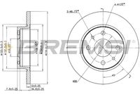 BREMSI CD6215S - Disco de freno