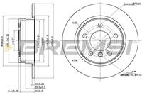 BREMSI CD6249S - Disco de freno