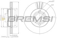 BREMSI CD6256V - Disco de freno