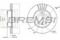 BREMSI CD6258V - Disco de freno