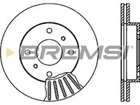 BREMSI CD6260V - Disco de freno