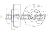 BREMSI CD6261V - Disco de freno