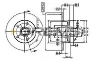 BREMSI CD6266S - Disco de freno