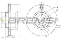 BREMSI CD5379V - Disco de freno