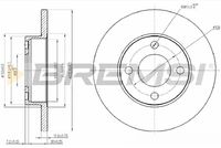 BREMSI CD6048S - Disco de freno