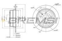 BREMSI CD6326S - Disco de freno