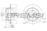 BREMSI CD6331S - Disco de freno