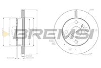 BREMSI CD6350V - Disco de freno