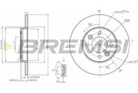 BREMSI CD6361S - Lado de montaje: Eje delantero<br>Diámetro exterior [mm]: 244<br>Tipo de disco de frenos: ventilado<br>Espesor de disco de frenos [mm]: 20,5<br>Espesor mínimo [mm]: 17,7<br>Número de orificios: 4<br>Par apriete [Nm]: 8<br>