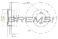 BREMSI CD6379S - Disco de freno