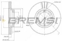 BREMSI CD6389V - Disco de freno