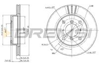 BREMSI CD6400V - Disco de freno