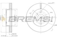 BREMSI CD6417V - Disco de freno