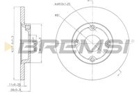 BREMSI CD6422S - Disco de freno