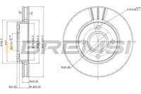 BREMSI CD6423V - Disco de freno