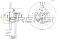 BREMSI CD6177V - Disco de freno