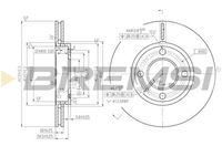 BREMSI CD6812V - Disco de freno