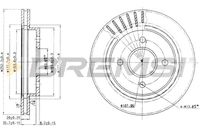 BREMSI CD6479V - Lado de montaje: Eje delantero<br>Diámetro exterior [mm]: 260<br>Espesor de disco de frenos [mm]: 24<br>Espesor mínimo [mm]: 22,2<br>Tipo de disco de frenos: ventilado<br>Número de orificios: 4<br>Par apriete [Nm]: 10<br>