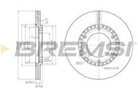 BREMSI CD6218V - Disco de freno