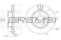 BREMSI CD6485V - Disco de freno