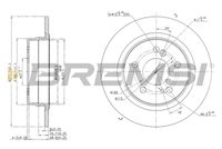 BREMSI CD6224S - Disco de freno