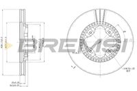 BREMSI CD6494V - Disco de freno