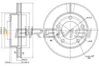 BREMSI CD6496V - Disco de freno