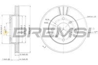 BREMSI CD6234V - Disco de freno