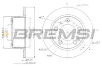 BREMSI CD6247S - Disco de freno