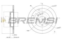 BREMSI CD6523S - Disco de freno