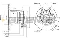 BREMSI CD6254S - Disco de freno