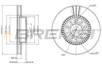 BREMSI CD6255V - Disco de freno