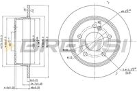 BREMSI CD6539S - Disco de freno