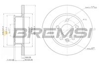 BREMSI CD6547S - Disco de freno