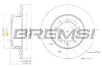 BREMSI CD6283S - Disco de freno