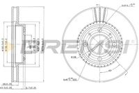 BREMSI CD6604V - Disco de freno