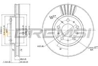 BREMSI CD6605V - Disco de freno