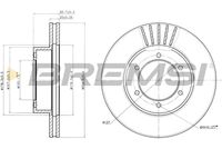 BREMSI CD6614V - Disco de freno