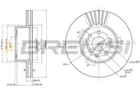 BREMSI CD6629V - Lado de montaje: Eje delantero<br>año construcción desde: 10/1995<br>Tipo de disco de frenos: ventilación interna<br>Espesor de disco de frenos [mm]: 30<br>Número de orificios: 5<br>Artículo complementario / información complementaria 2: con tornillos<br>Altura [mm]: 82<br>Diámetro de centrado [mm]: 67<br>Diámetro exterior [mm]: 320<br>Procesamiento: altamente carbonizado<br>Espesor mínimo [mm]: 27,4<br>Par apriete [Nm]: 130<br>