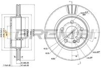 BREMSI CD6630V - Lado de montaje: Eje delantero<br>Diámetro exterior [mm]: 320<br>Altura [mm]: 82<br>Tipo de disco de frenos: ventilado<br>Espesor de disco de frenos [mm]: 30<br>Espesor mínimo [mm]: 27,4<br>Número de orificios: 5<br>Diámetro de centrado [mm]: 67<br>Par apriete [Nm]: 11<br>