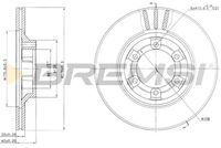 BREMSI CD6345V - Disco de freno