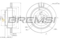 BREMSI CD6680V - Disco de freno