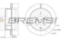 BREMSI CD6687V - Disco de freno