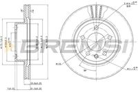 BREMSI CD6697V - Disco de freno