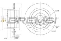 BREMSI CD6698S - Disco de freno