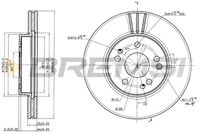 BREMSI CD6725V - Disco de freno